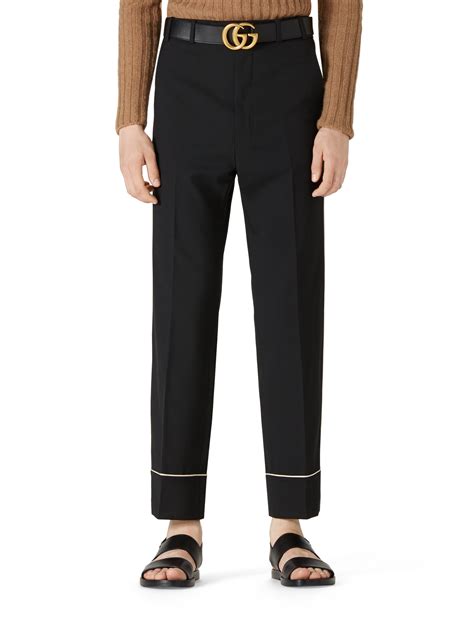 how much is a gucci pants for men|Gucci wool pants for men.